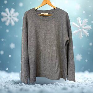 Classic and Classy Gray Soft Loft Crewneck‎ Sweater-Size L